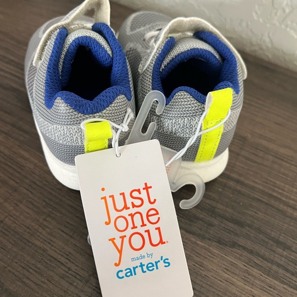 TWO (2) Baby Toddler Shoes - Camo Grey - Size 4 - Carters Brand New - Picture 4 of 10